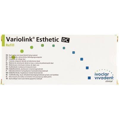 Variolink Esthetic DC Luting Cement Refill, Dual-Curing, Warm+ Shade, 5g Automix Syringe, 10 Mixing Tips, 666121WW thumbnail 17
