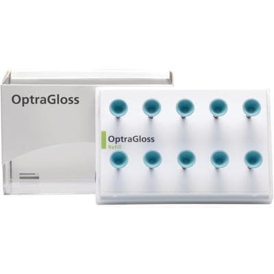 OptraGloss High Gloss Polisher Refill, Cup HP, Light Blue, 10/Pk, 684550AN thumbnail 11