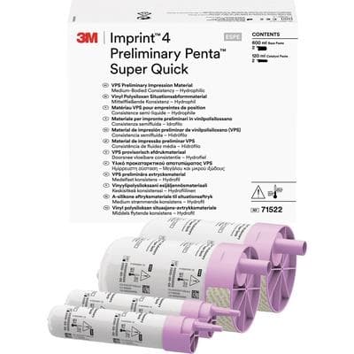 Imprint 4 Preliminary Penta Super Quick Refill, 2 x 300mL Base + 2 x 60mL Catalyst #71522 - Imprint 4 Preliminary Penta Super Quick - Image 1