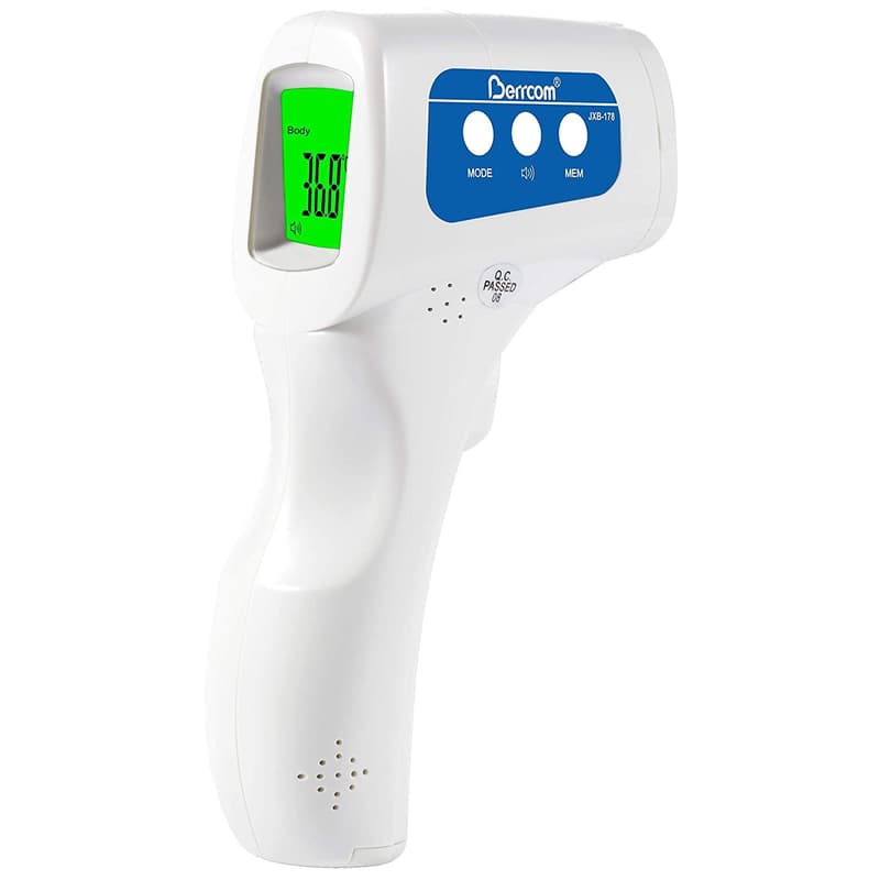 Berrcom Non-Contact Infrared Thermometer, Gun Type, Model JXB-178, 1 Each thumbnail 3