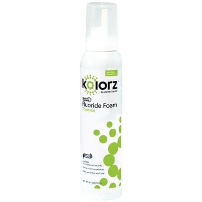 Kolorz Sixty-Second Fluoride Foam, Triple Mint, 1.23% APF, 4.4 oz Can, 766201 thumbnail 19