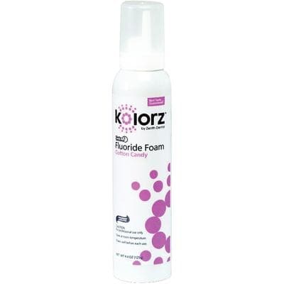 Kolorz Sixty-Second Fluoride Foam, Cotton Candy, 1.23% APF, 4.4 oz Can, 766203 thumbnail 12