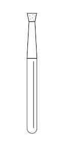 Solo Diamond Single Use Burs, FG, Inverted Cone, #0316.4, 1.6 mm, Coarse, Green, 25/Pk, 807016C thumbnail 10