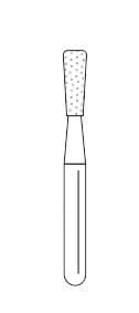 Solo Diamond™ Single-Use Diamond Bur, FG, Coarse, Green Ring, Inverted Cone, Flat End, #807 (0318.5C), 1.8 mm Head Diameter, 5.0 mm Head Length, 25/Pkg, 807018C thumbnail 12