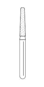 Solo Diamond Single-Use Diamond Bur, FG, Modified KR Taper, #0816.8, Coarse, Green, 1.6 mm Head Diameter, 8.0 mm Head Length, 25/Pk, 846KR016C thumbnail 17