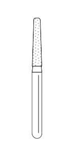 Solo Diamond® Single-Use Diamond Burs FG, Modified KR Taper, #0816.8, 1.6mm, Fine, Red, 25/Bx, 846KR016F thumbnail 11