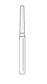 Solo Diamond Single-Use Burs, FG, Flat-End Taper, # 0914.8, 1.4 mm, Fine, Red, 25/Pk, 847014F thumbnail 12