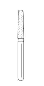 Solo Diamond Single-Use Diamond Bur, FG, Modified KR Taper, #0818.8, Fine, Red, 1.8 mm Head Diameter, 8.0 mm Head Length, 25/Pk, 847KR018F thumbnail 12