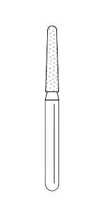 Premier Solo Dia #1116.8C Round End Taper Diamond Bur, Coarse, 25/Box, #856016C - Solo Dia #1116.8C Round End Taper (25) - Image 1