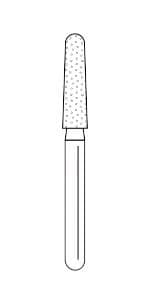 Premier Solo Diamond #1121.8C Round End Taper Bur, 25/Box, #856021C - Solo Dia #1121.8C Rnd End Tpr (856021C) - Image 1