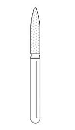 Solo Diamond® Single-Use Diamond Burs FG, Flame, #1516.8, 1.6mm, Coarse, Green, 25/Bx, 862016C thumbnail 13