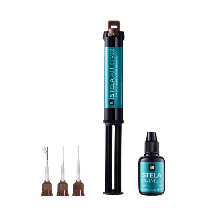 SDI Stela Automix Intro Kit, Bulk Fill Flowable Self-Cure Composite, Universal Shade, 8g Syringe + 5ml Primer, 8640002 thumbnail 12