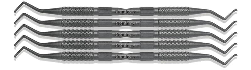 Premier Implant Scaler, Goldman-Fox 5, Facial, Double End, Fiber-Reinforced Graphite, 5/Pk, 9061403 thumbnail 8