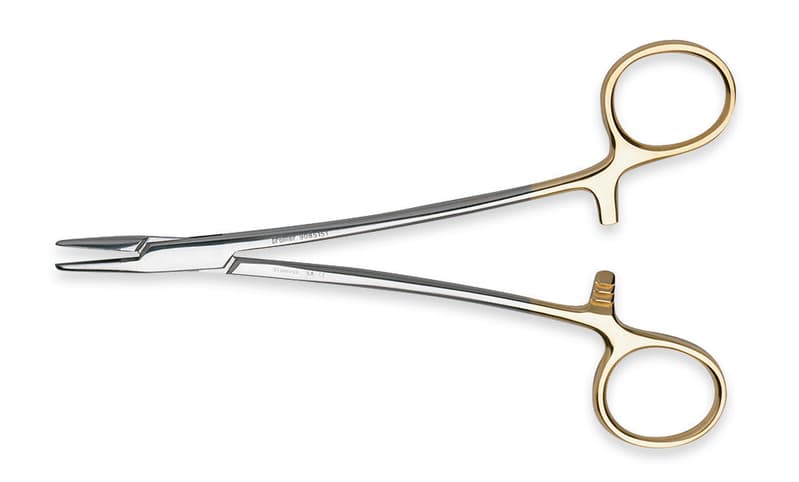 Premier Mayo-Hegar 6 1/4" Needle Holder with TC Tungsten Carbide Inserts, 15.9cm, #9085151 thumbnail 7