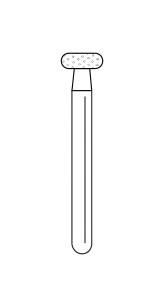 Solo Diamond Single-Use Diamond Bur, FG, Wheel, #2035, Coarse, Green, 3.5 mm Head Diameter, 25/Pk, 909037C thumbnail 13