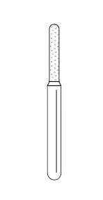 Solo Diamond Single-Use Diamond Bur, FG, KS Cylinder, #1212.7, Coarse, Green, 1.2 mm Head Diameter, 7.0 mm Head Length, 25/Pk, KS1012C thumbnail 14