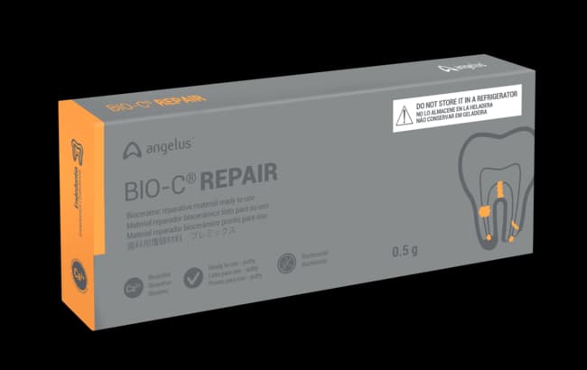 Angelus Bio-C Repair Premixed Bioceramic Root Repair Material, Putty, 4x 0.5gm Preloaded Syringes, #3863 - Bio-C Repair (4x 0.5gm) - Image 1