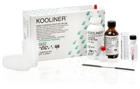 GC Kooliner Hard Chairside Denture Reline Material Liquid, 2 oz Bottle, #345091 - Kooliner Liquid 2oz - Image 1