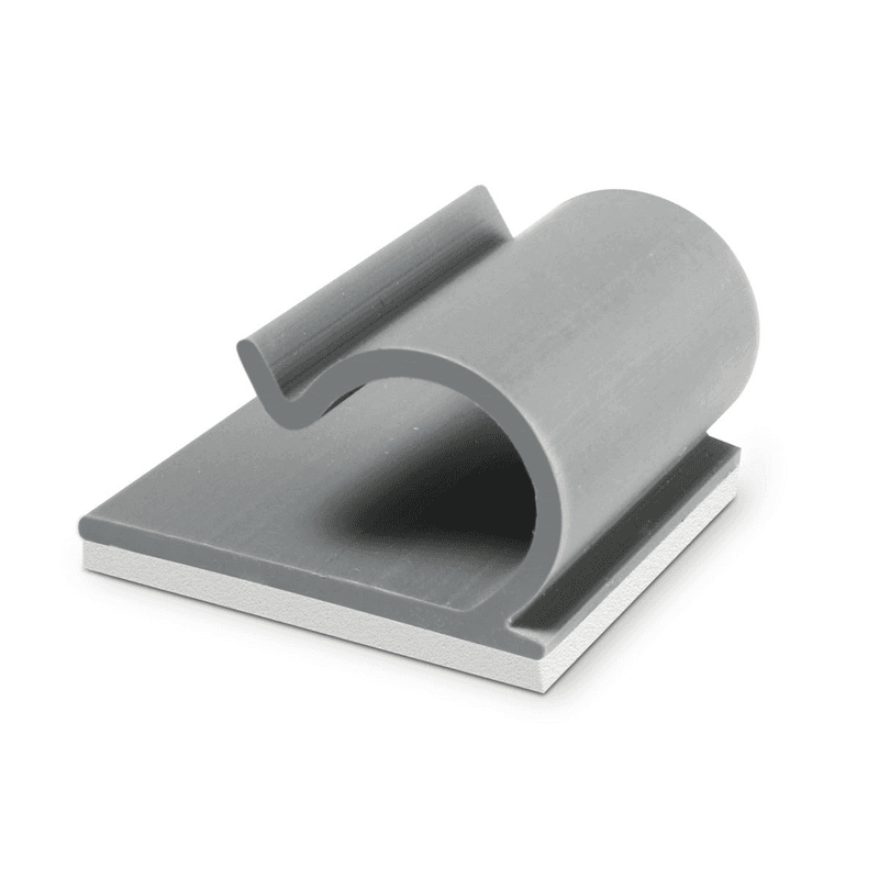 Parkell C-Clip Grey Plastic Handpiece Holder, Adhesive Backing, 5/Pk, #D323 thumbnail 7