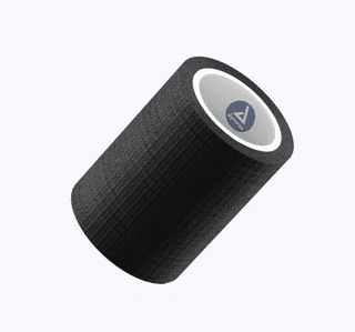 Dynarex Sensi-Wrap Self-Adherent Bandage, Non-Woven Spandex, 2" x 5 yd, Black, Non-Sterile, 36/Case, #3212 thumbnail 2