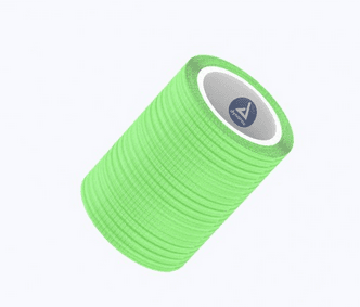 Dynarex Sensi Wrap Self-Adherent Bandage Roll, 1" x 5 yd, Green, 30/Box, #3271 - Sensi Wrap 1"x 5yd Green (30) - Image 1