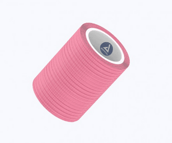 Dynarex Sensi Wrap Self-Adherent Bandage Roll, 3" x 5 yd, Pink, 24/Box, #3293 - Sensi Wrap 3"x 5yd Pink (24) - Image 1