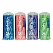 Microbrush Tube Series Disposable Applicators, Regular (2 mm), Assorted Colors, 400/Pk (4 Tubes of 100), MRA400 thumbnail 23