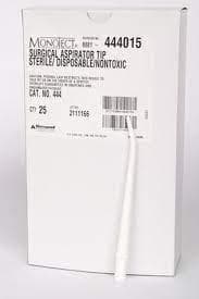 Monoject 444 Surgical Aspiration Tips, Sterile, Disposable, Opaque White, 25/Box, 8881444015 thumbnail 8