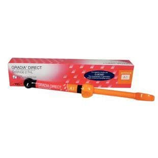 GC Gradia Direct #B1 Syringe, 4g, Anterior, Shade P-B1, #002274 - Gradia Direct #B1 Syringe (4g) Anterior - Image 1