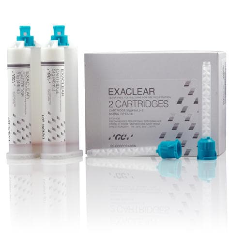 GC ExaClear Bite Registration, 48ml, 2/Pk, #008482 - ExaClear Bite Registration (2 x 48ml) - Image 1