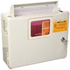SharpSafety Wall Enclosure for In Room Sharps Container, 2 and 5 Quart, Beige, 85161H thumbnail 5
