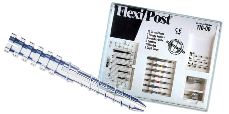 EDS Dental Yellow Size 0 Stainless Steel Flexi-Post Economy Refill, 30/Box, #140-0 thumbnail 2