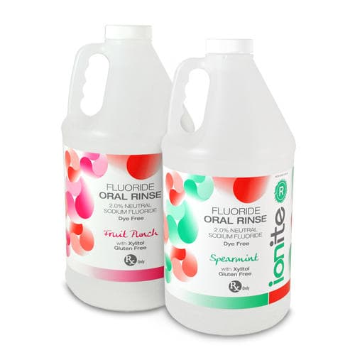 Sky Choice Fluoride Rinse, Neutral pH, Spearmint Flavor, 64 fl.oz Bottle - Fluoride Rinse Neutral Spearmint 64fl.oz - Image 1