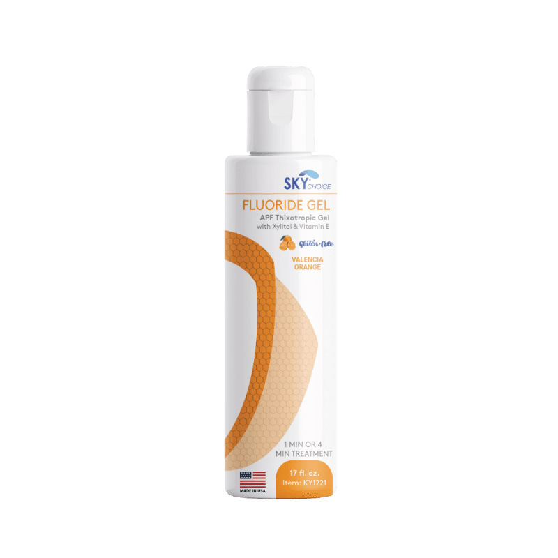 Sky Choice Fluoride Gel Valencia Orange, 17 oz Bottle - Fluoride Gel Valencia Orange (17oz) - Image 1
