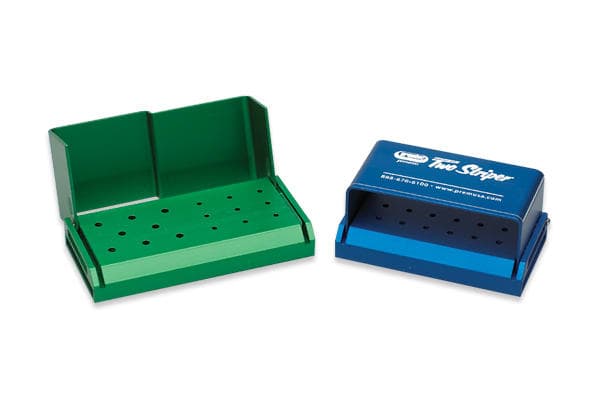 Premier Two Striper Bur Block, 17-Hole, 8 RA/9 FG, Blue, Autoclavable, #9051025 thumbnail 8