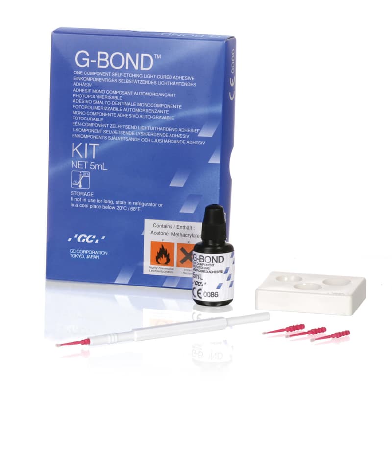 G-Bond SelfEtch LC Adhesive Kit, Starter Kit, 5ml Bottle, 50 Applicators, Dispensing Tray, #002277 - G-Bond SelfEtch LC Adhesive Kit #002277 - Image 1