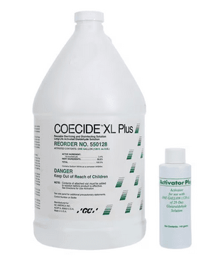 GC Coe Cide XL Plus 3.4% Glutaraldehyde Cold Sterile Solution, 1 Gallon, #550128 - Coe Cide XL Plus 3.4% Glutaraldehyde Gal - Image 1