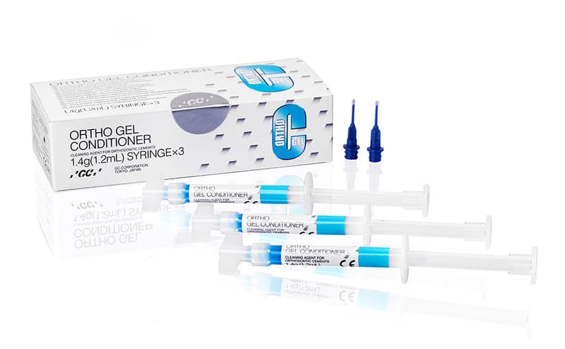GC Ortho Gel Conditioner 3, 1.4 g Syringes with 25 Brush Tips, #003104 - Ortho Gel Conditioner 3 (1.4 g) Syringes - Image 1