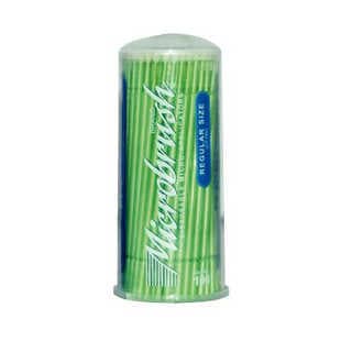 MicroBrush Original Green Micro Applicators, Regular Tip 2mm, 100/Tube, MRG400-1 - MicroBrush Original Green (100) - Image 1