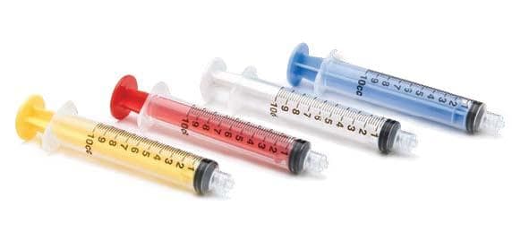 CanalPro Color Luer Lock Syringe, 10 mL, Red, Latex-Free, Disposable, 50/Box, 60011173 thumbnail 14