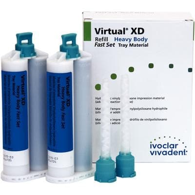 Virtual® XD Impression Material, Heavy Body, Regular Set, Refill, 2 x 50 ml Cartridges, 646460 thumbnail 10