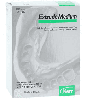 Kerr Extrude VPS Impression Material, Medium Body, Green, 50 ml Cartridges, 8-Cartridge Pack, 28416 thumbnail 7
