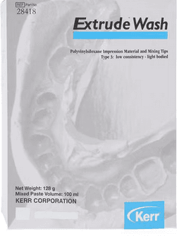 Kerr Extrude Wash VPS Impression Material, Blue, 50 ml Cartridges, 2/Pkg, 28418 thumbnail 3