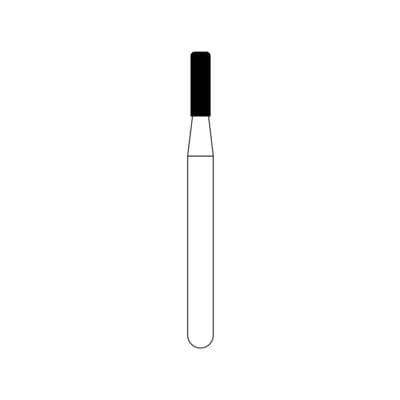 NTI Diamond Bur FG Coarse Modified Shoulder Cylinder, #835KR-012, 1.2mm Diameter, 4.0mm Length, 5/Pack, C835KR-012 thumbnail 10