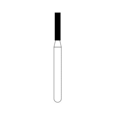 NTI Diamond Bur, FG, Cylinder Flat End, # C836, 1.2 mm Diameter, 6.0 mm Length, Coarse, Green, 5/Pk, C836-012 thumbnail 17
