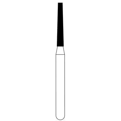 NTI Diamond Bur, FG, Fine, Flat End Taper, #847-014 (F847-014), 1.4 mm Diameter, 8.0 mm Length, Red Ring, 5/Pkg thumbnail 11