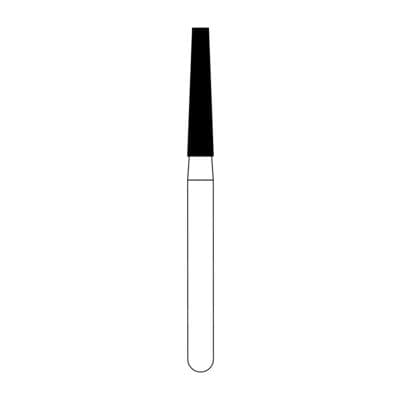NTI Diamond Bur, FG, Taper Flat End, #F847, 1.6 mm, Fine, Red, 5/Pk, F847-016 thumbnail 13