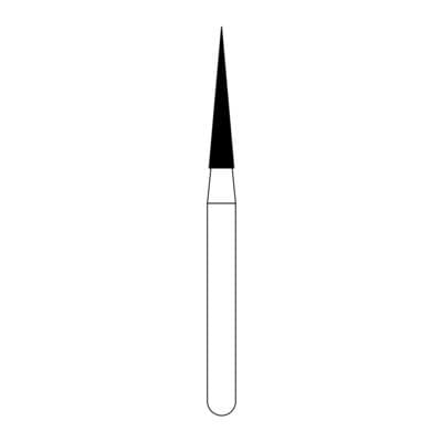 NTI Diamond Bur, FG, Needle, #858, 1.6 mm, Fine, Red, 5/Pk, F858-016 thumbnail 16