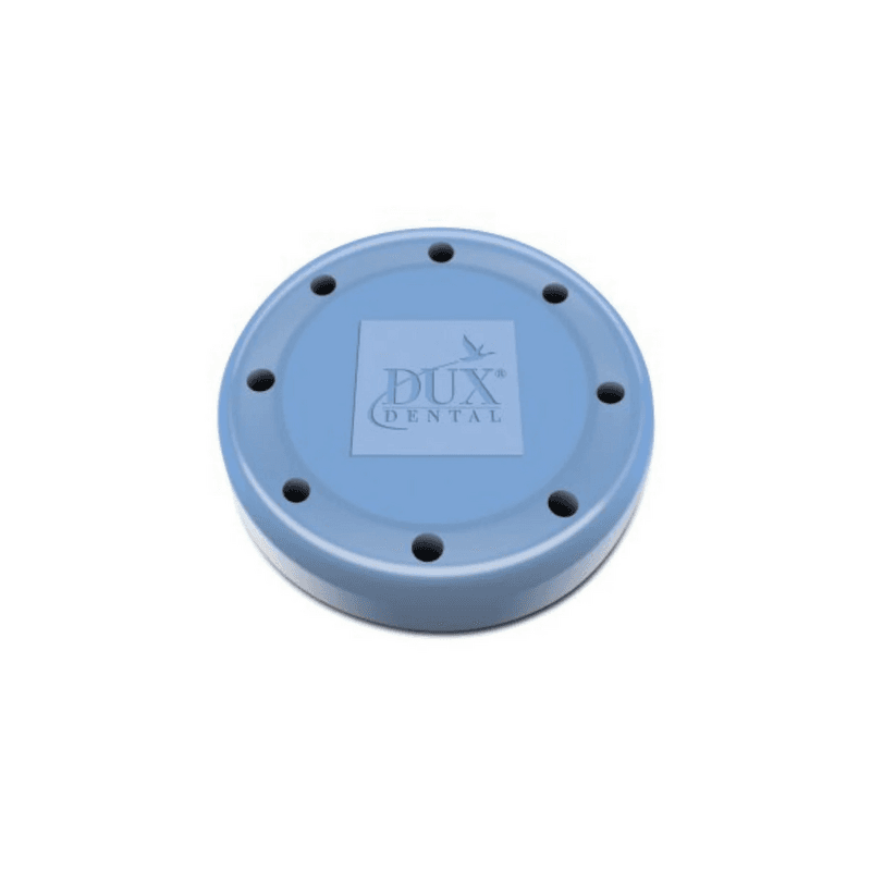 Kerr Bur Block Round 8-Hole, Baby Blue, Magnetic, Polypropylene, #31825DX thumbnail 6