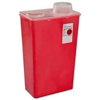 Monoject™ Sharps-A-Gator™ Sharps Container, Chimney Top, Red, 14 Quart, 8881676434 thumbnail 9